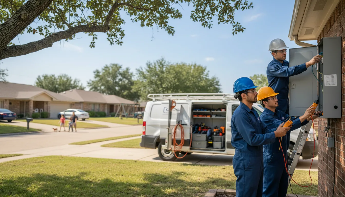 Certified electrician providing emergency electrical services in United, PA